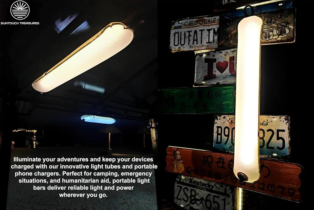 Inflatable Camping Light & Power Bank