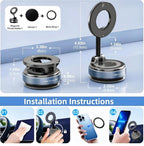 360° Vacuum Magnetic Car Phone Holder Mount
