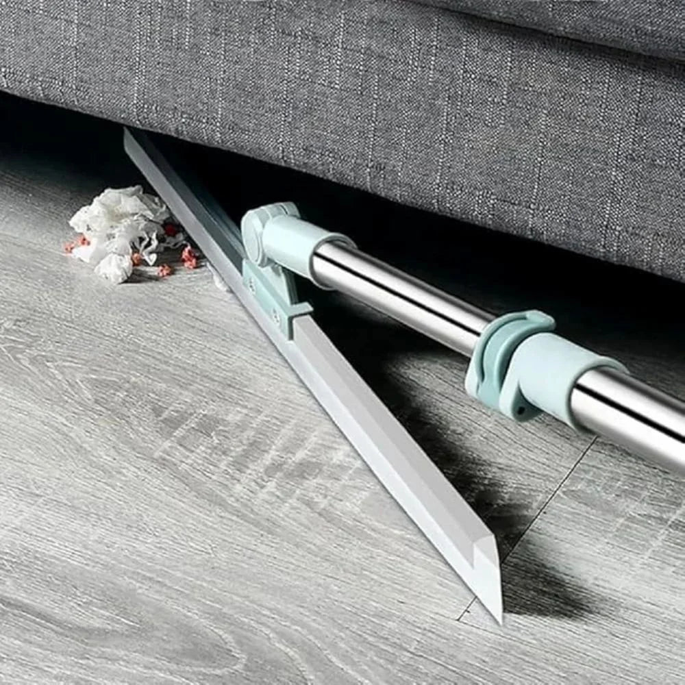 Magic Broom Sweeper for Floor Cleaning – Multifunctional Silicone Wiper Mop with Extendable Handle – Wet & Dry Use – Bathroom Floor Wiper & Window Squeegee Viper for Home