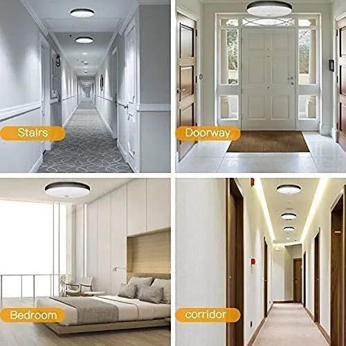 Motion Sensor Light for Home (Pack of 2) with USB Charging Wireless Self Adhesive LED Body Induction Lamp Sensor Light for Wardrobe Lights with Sensor Night Light for Cupboard Stairs (Warm)